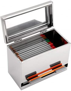 BTSKY Stainless Steel Pen, Pencil Dispenser Holder