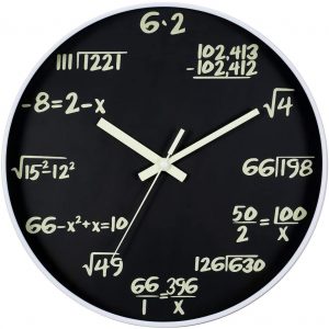 Math Wall Clock, Wall Clocks
