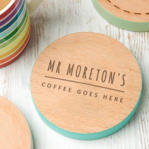 Personalized Wooden Coaster