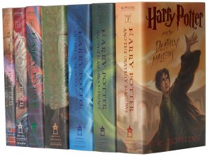Harry Potter Books with Trunk