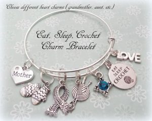 Knitter Charm Bracelet