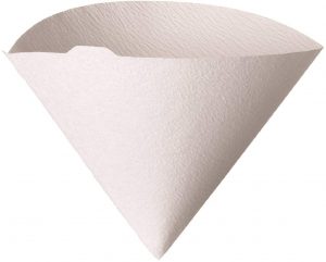 Hario V60 Paper Coffee Filters, Size 02, White, Tabbed