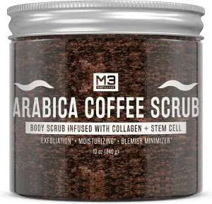 M3 Naturals Arabica Coffee Scrub, Natural Body and Face Scrub