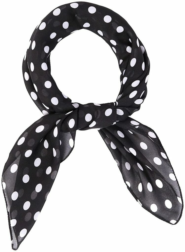 Best Black and White Polka Dots Scarf Influencer-Inspired Outfits (and ...