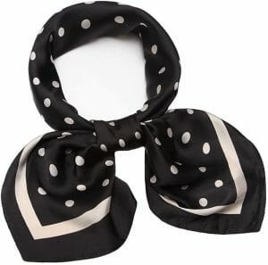 Best Black and White Polka Dots Scarf Influencer-Inspired Outfits (and ...