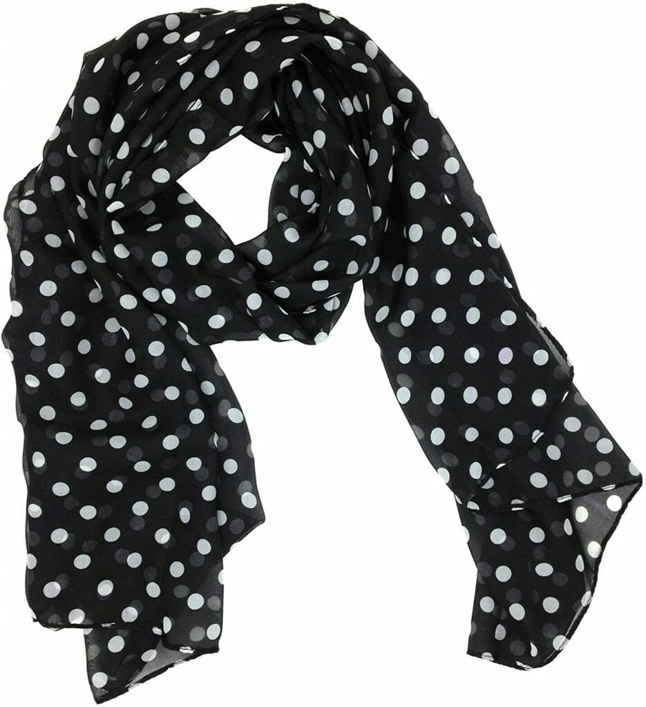 Best Black and White Polka Dots Scarf Influencer-Inspired Outfits (and ...