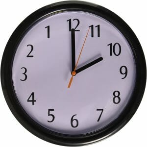 Backward Clock 