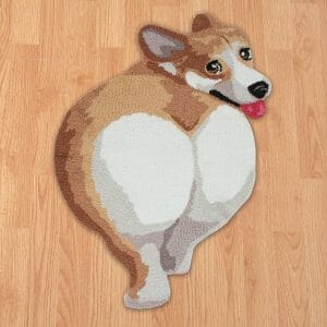 Corgi Butt Rug 