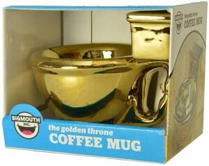 Golden Toilet Mug 