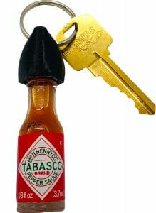Tabasco Hot Sauce Keychain