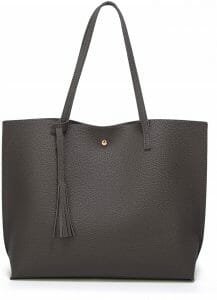 Dreubea Women’s Leather Tote Shoulder Bag