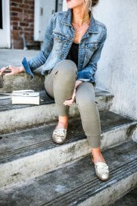 Jean Jacket and Loafers