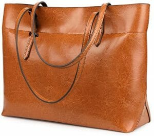 Leather Tote Shoulder Bag