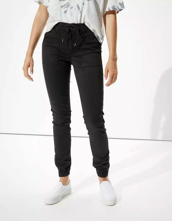 nike black womens joggers