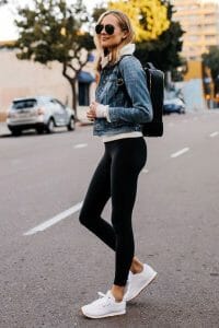 Denim Jackets And White Sneakers