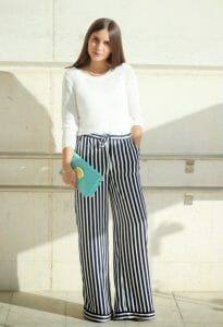 Pop A New Style With Pencil-Striped Palazzos