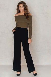 Svelte-Sleeved Off-shoulders