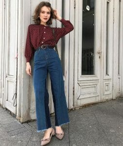 Casual With The Long Button-down Blouse