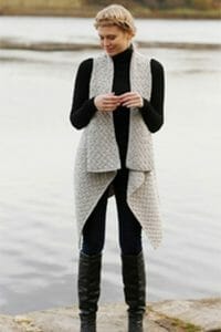 Layer up With a Tunic Sweater and a Waterfall Vest