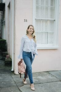 Lighter Blue Tops Are A Must-have