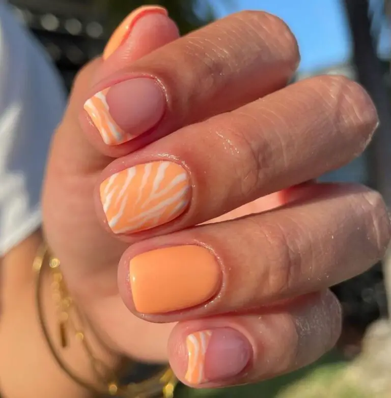 21 Peachy Nail Ideas You’ll Love to Flaunt: A Slice of Style