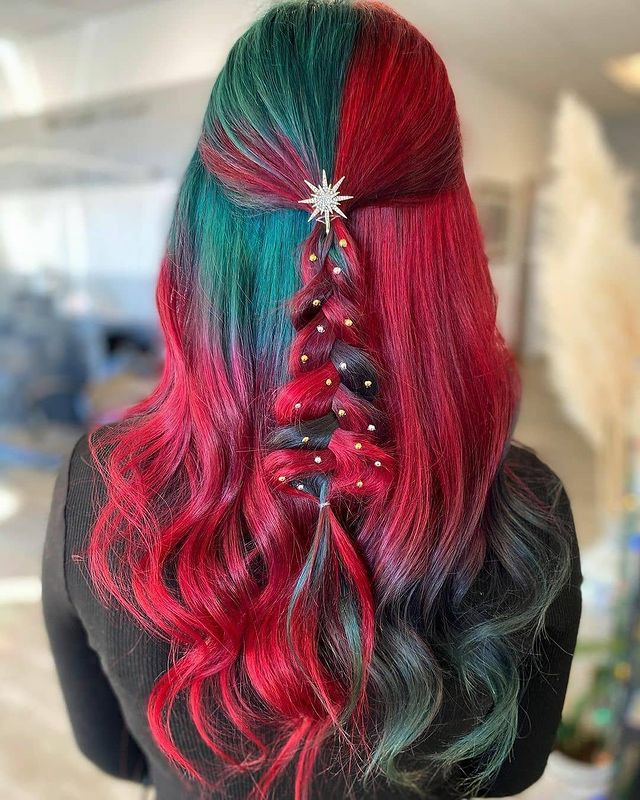 38 Christmas Hairstyles to Dazzle This Season: Holiday Hair Magic